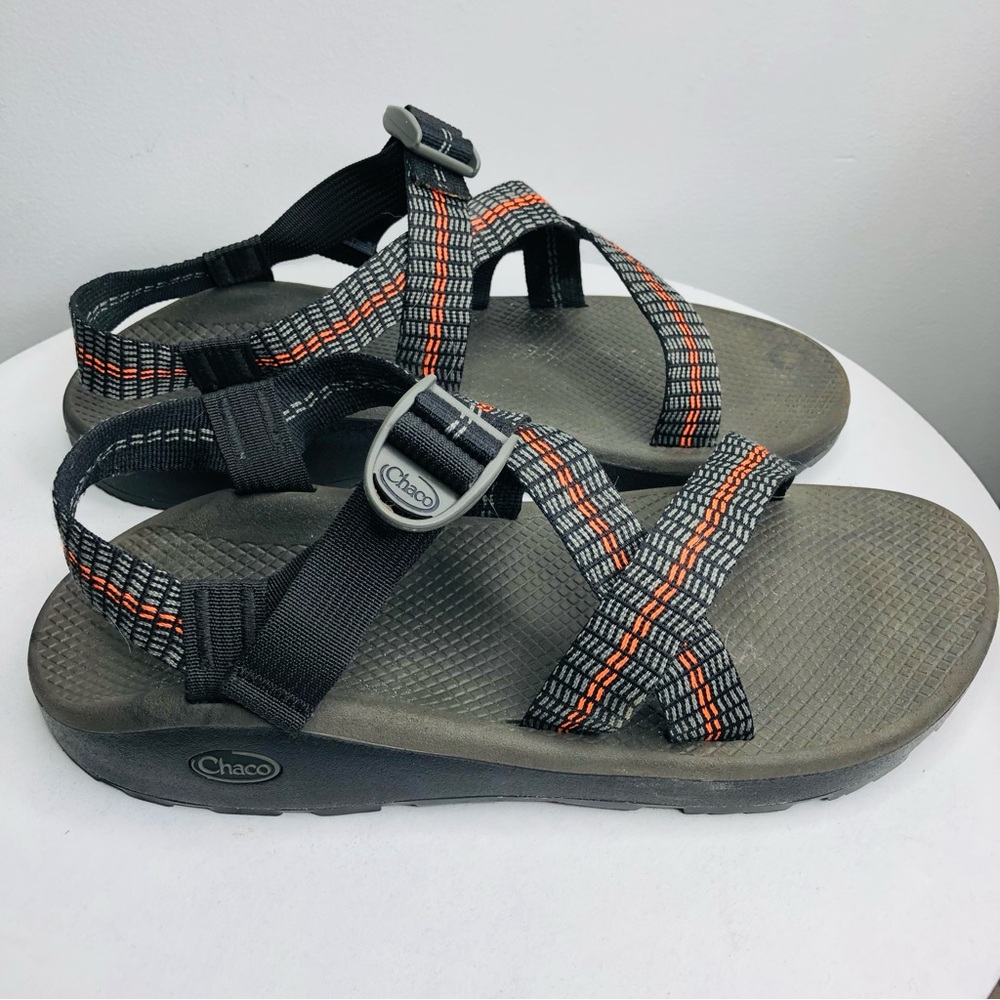 Chaco Z Cloud Traffic Orange men’s summer sandals SZ 13. RR2 - Picture 2 of 10